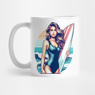 Girl Sport Surf Mug